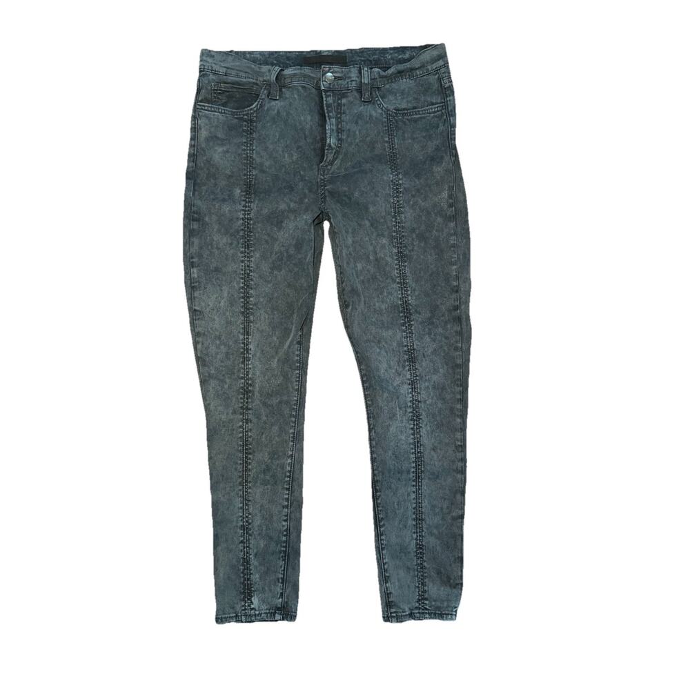 Joe's Jeans Black The Icon Mid Rise Skinny Ankle Jeans